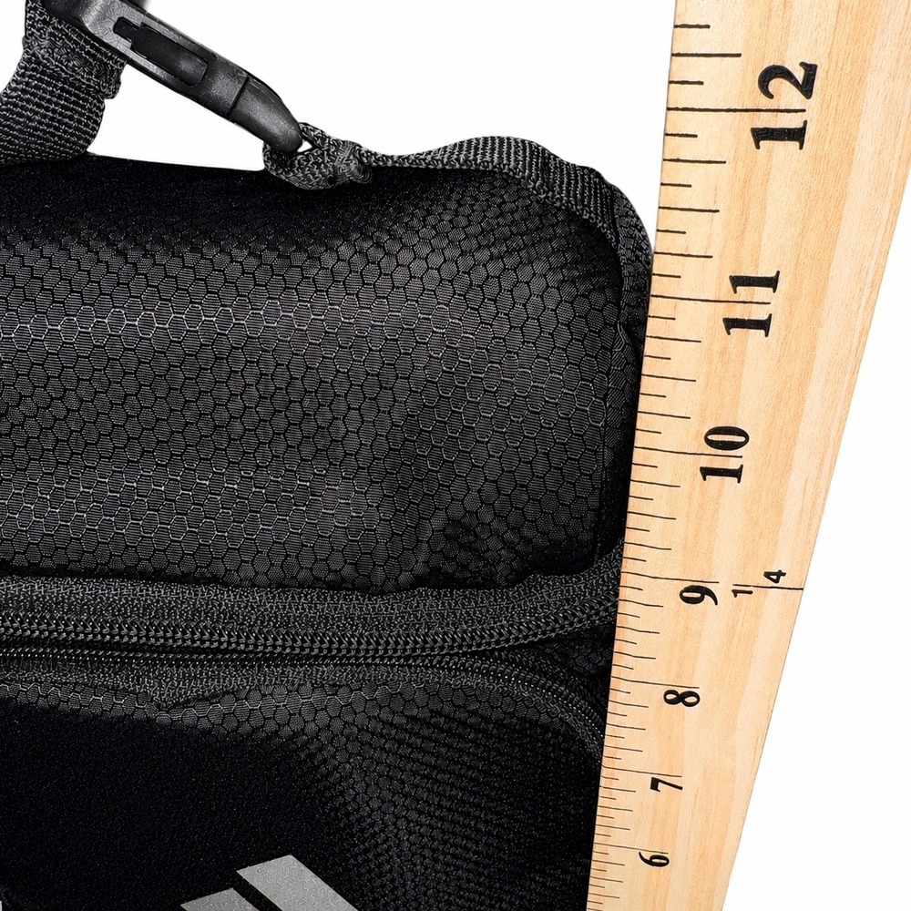 Adidas | Insulated Lunch Bag | Black | Dual Compartment | Clip Handle - Picture 9 of 9